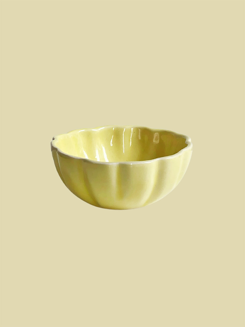 Bientôt Scallop Bowl Yellow 9-13cm