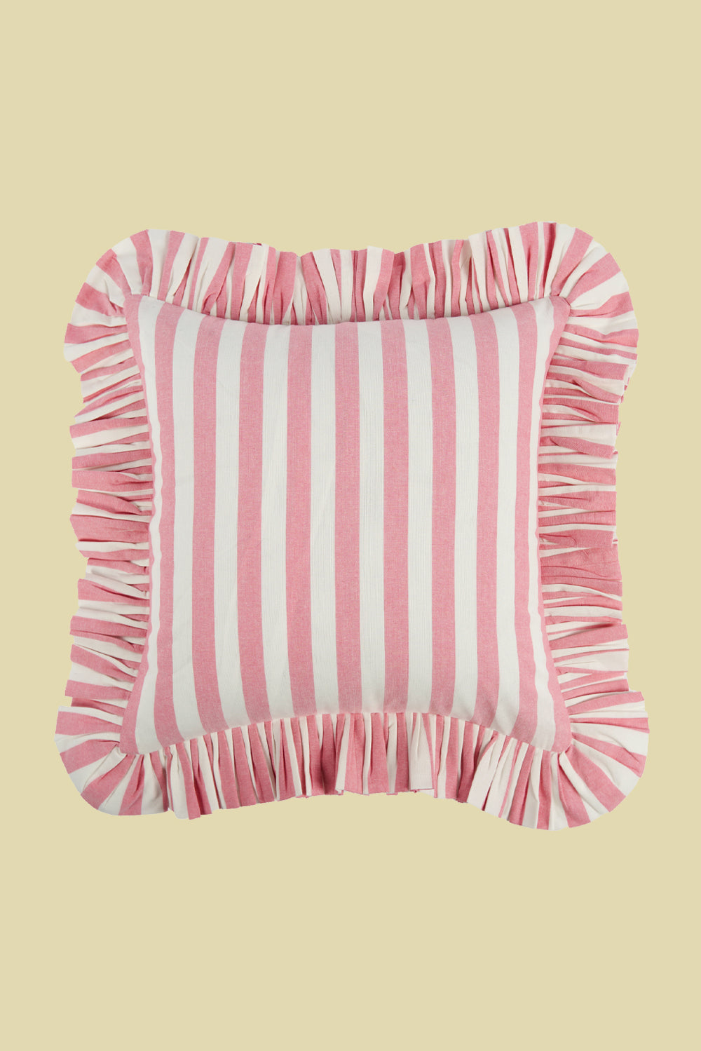 Breton Cushion Cover Pink 40x40cm