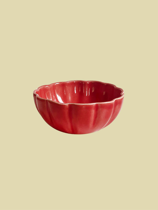 Bientôt Scallop Bowl Red 9-13cm