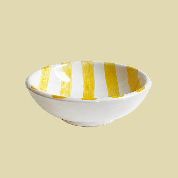 Bientôt Bowl Yellow Stripes 14cm