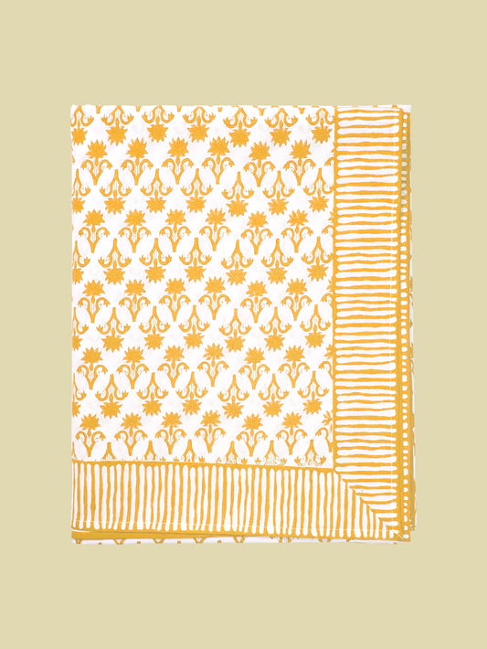 Tablecloth Lily Yellow 150x250cm
