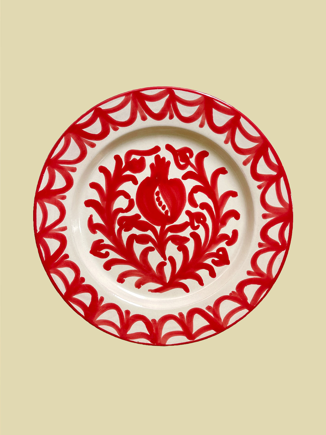 Bientôt Pomegranate Dinner Plate Red 26cm